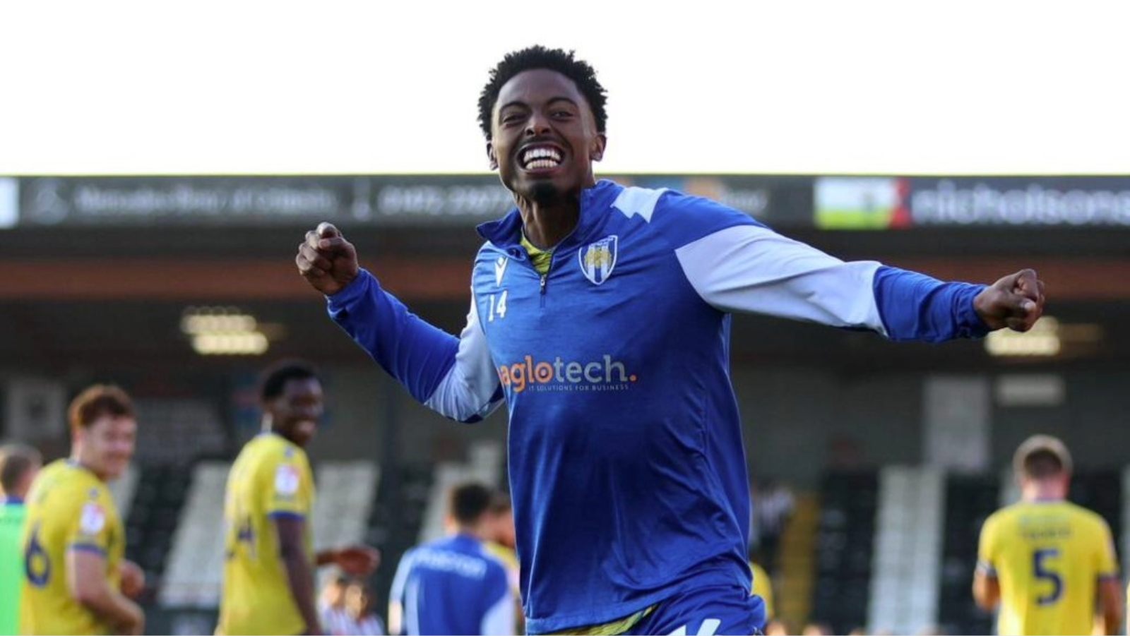 Kyreece Lisbie is loving life at Colchester United