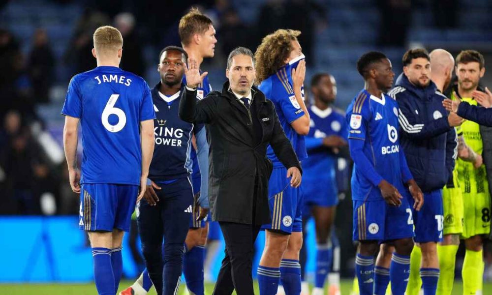 Leicester City manager Marti Cifuentes