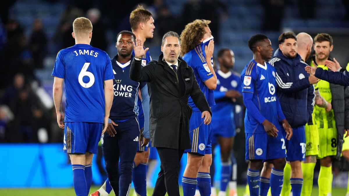 Leicester City manager Marti Cifuentes