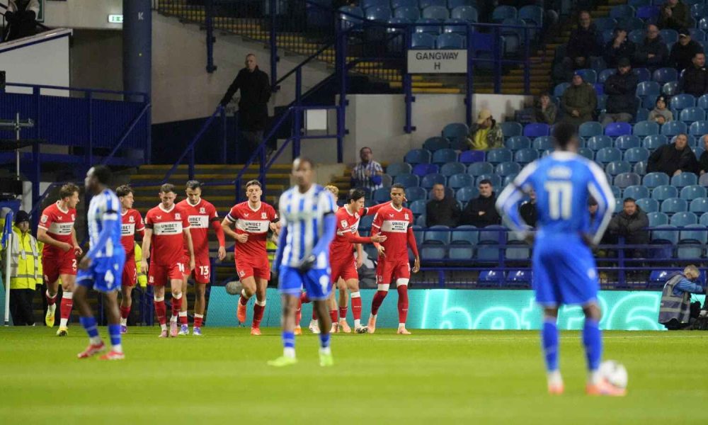 Morgan Whittaker celebrates scoring