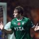 Nathan Lowe opened the scoring for Stockport at Port Vale