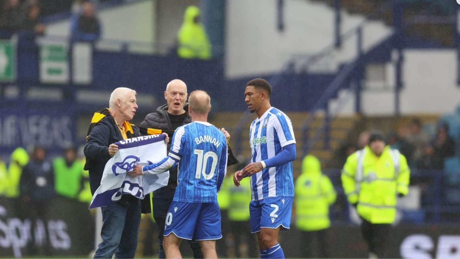 Sheffield Wednesday supporters protest