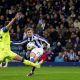 West Bromwich Albion’s Isaac Price scores their second goal in clinical fashion