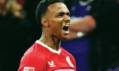Middlesbrough’s Morgan Whittaker celebrates doubling his side’s lead