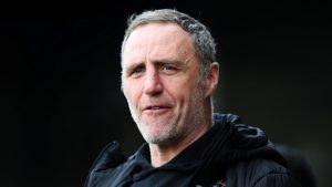 Andy Crosby on the touchline