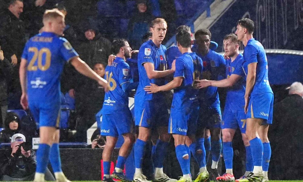 Birmingham City players celebrate