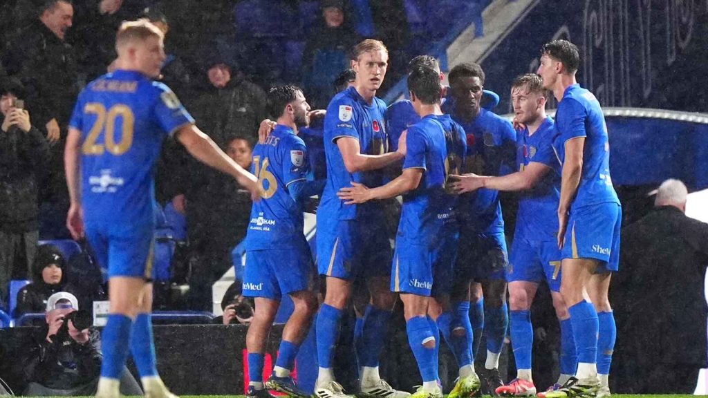 Birmingham City players celebrate