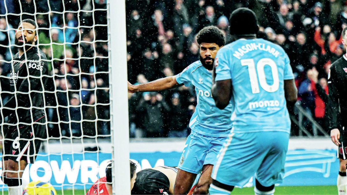 Ellis Simms scores Coventry City’s second