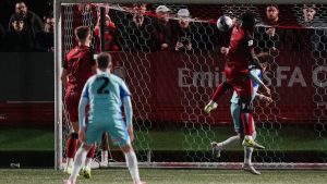 Tamworth’s Kennedy Digie scores an own goal