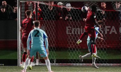 Tamworth’s Kennedy Digie scores an own goal