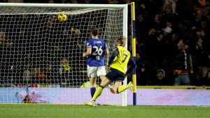 Oxford United’s Przemyslaw Placheta nets the winning goal