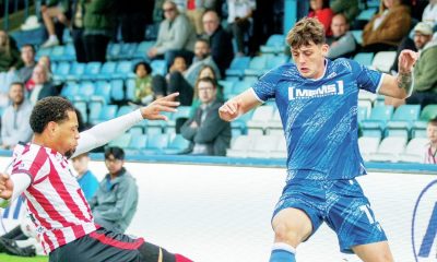 Seb Palmer-Houlden, right, was attracted to Gillingham by his manager’s enthusiasm