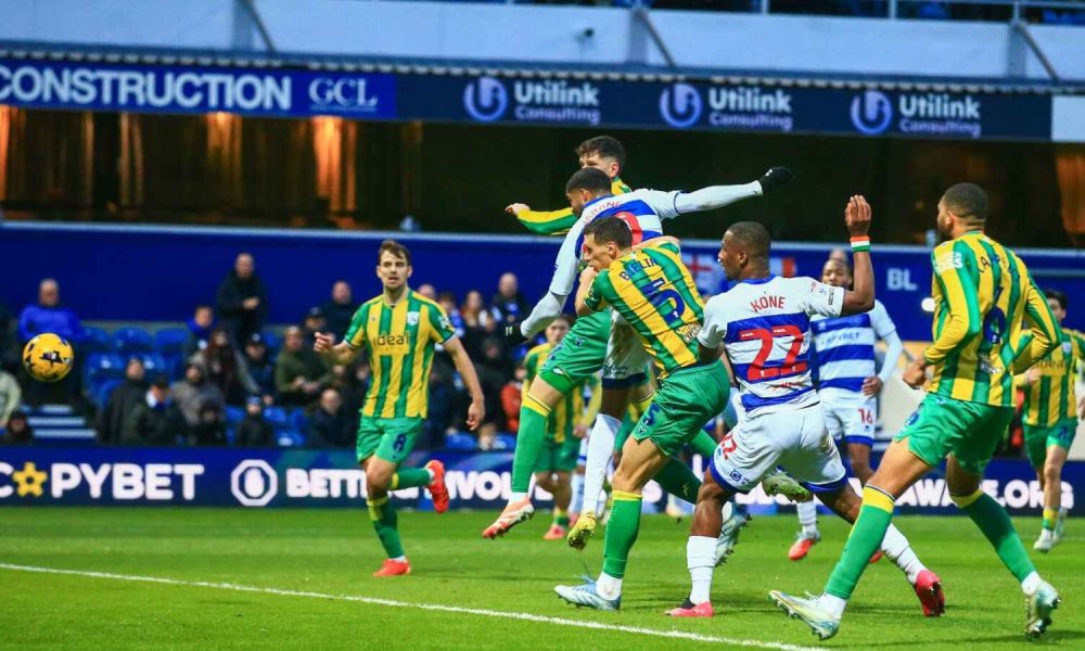Jonathan Varane heads QPR into the lead in first half stoppage time