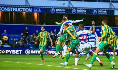 Jonathan Varane heads QPR into the lead in first half stoppage time