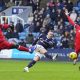Millwall’s Macaulay Langstaff has an attempt at goal