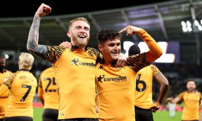 Oli McBurnie (left) scored as Hull City beat Wrexham