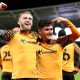 Oli McBurnie (left) scored as Hull City beat Wrexham