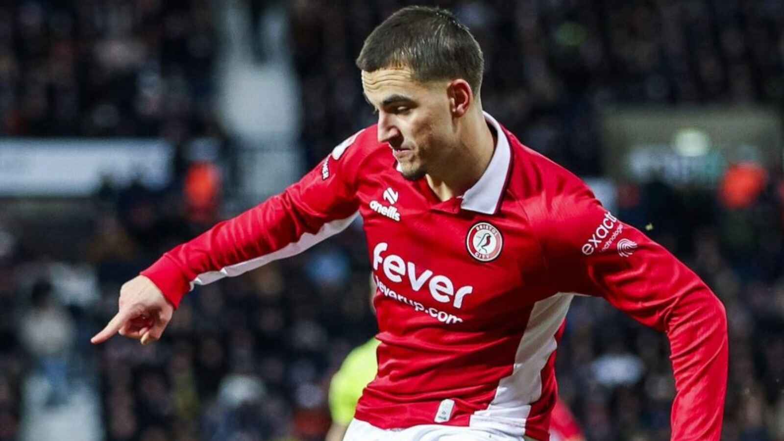 Anis Mehmeti has left Bristol City to join Ipswich Town