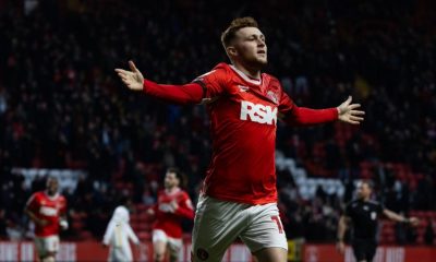 Sonny Carey enjoys his winner for Charlton Athletic