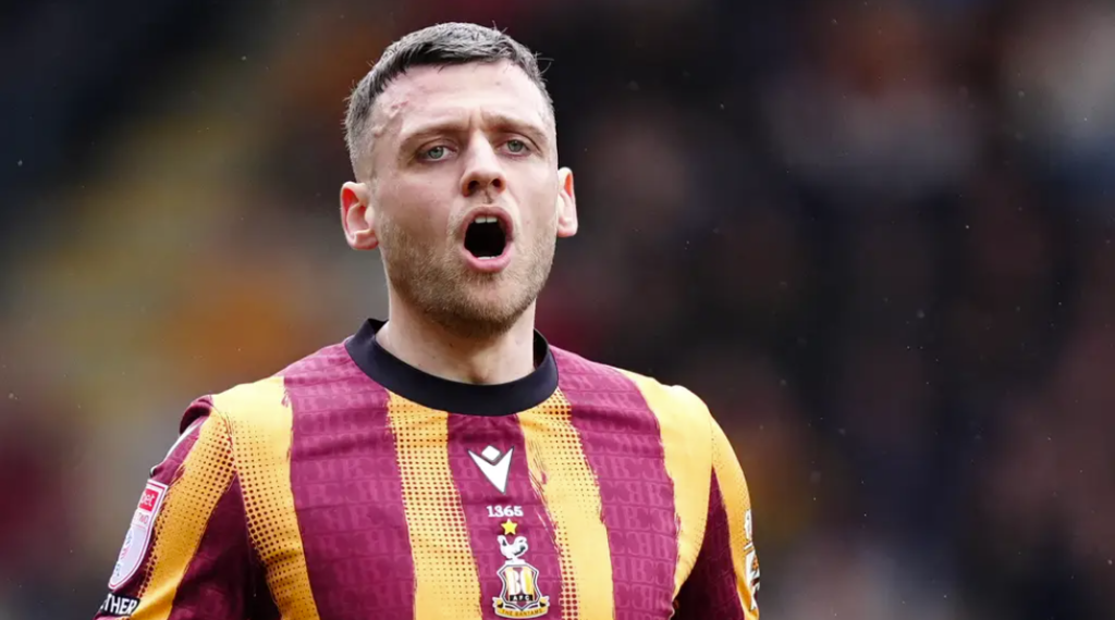 Bradford City’s Aden Baldwin