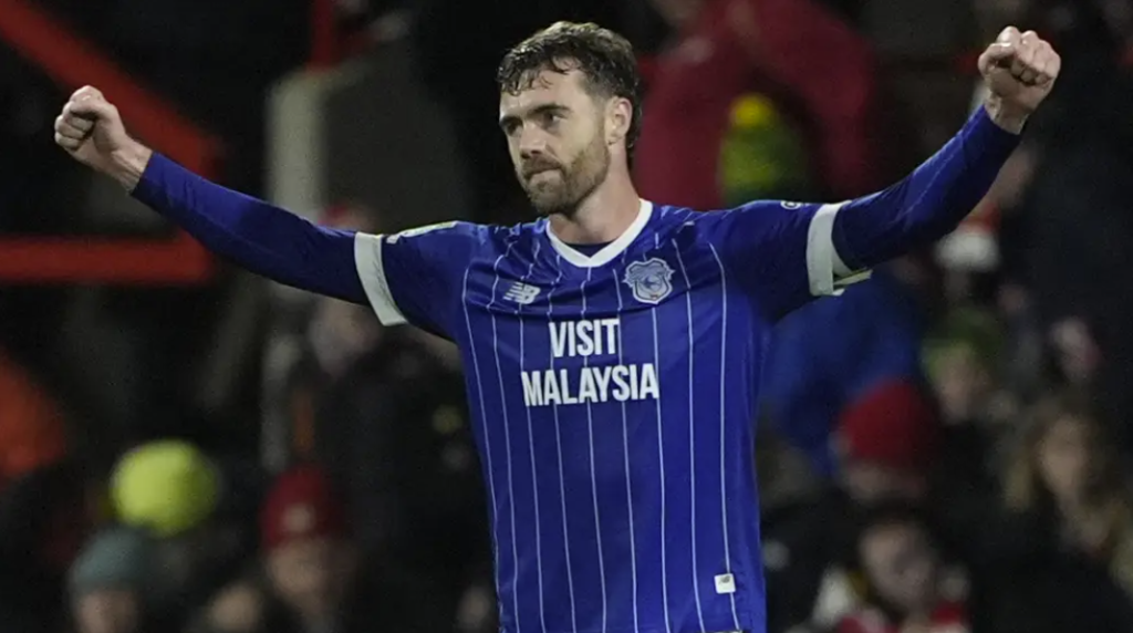 Calum Chambers opened the scoring for Cardiff City against Wigan Athletic