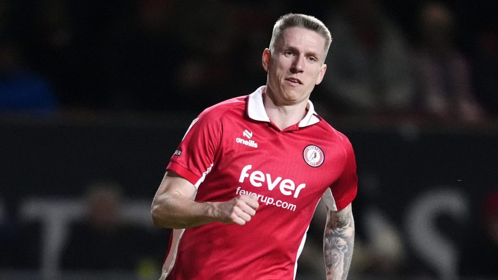 Emil Riis Jakobsen scored for Bristol City