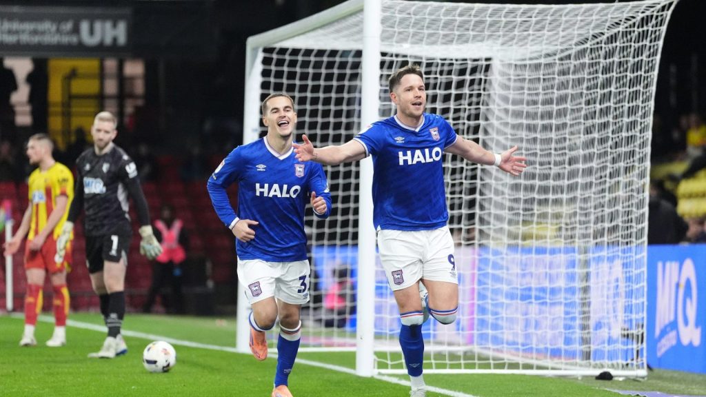 George Hirst wrapped up Ipswich Town’s away win