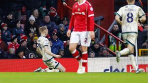 Millwall’s Josh Coburn enjoys doubling his side’s lead late on