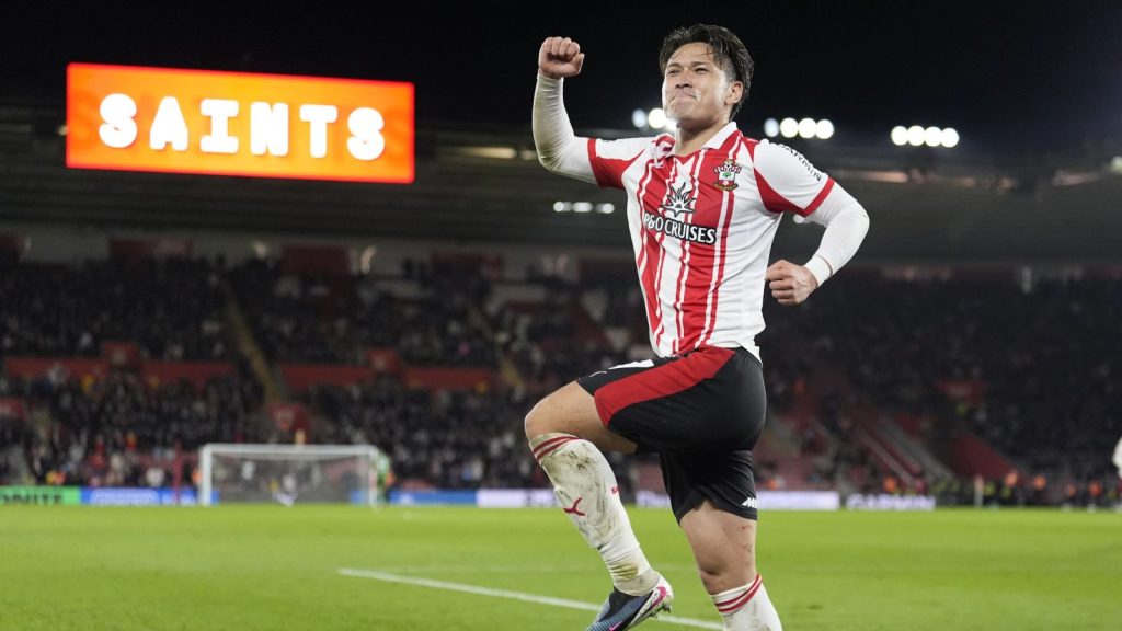 Kuryu Matsuki helped fire Southampton to victory