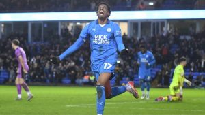Peterborough United’s Kyrell Lisbie savours an unforgettable afternoon