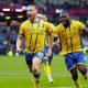 Mansfield Town’s Louis Reed celebrates his stunning winner against Burnley in the FA Cup fourth round