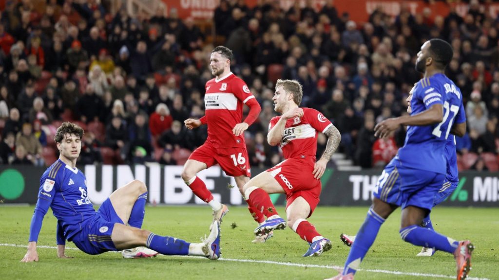 Riley McGree’s equaliser prevented Middlesbrough’s promotion bid falling further off track