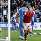 Sam Smith celebrates his winner for Wrexham at Sheffield Wednesday last weekend