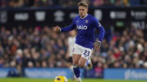 Sammie Szmodics has joined Derby County on loan from Ipswich Town