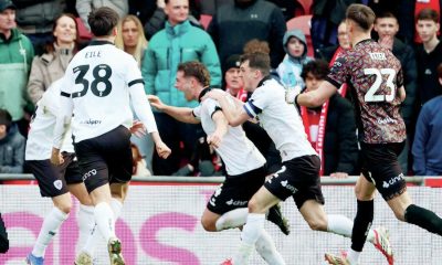 Bristol City’s Adam Randell wheels away after levelling