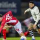 Andre Gray on the burst for Port Vale in their 1-0 extra-time victory against Bristol City in midweek