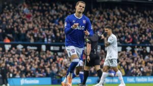 Anis Mehmeti celebrates scoring Ipswich Town’s first goal
