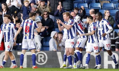 Aune Heggebo celebrates scoring West Bromwich Albion’s second goal