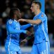 Brandon Thomas-Asante (left) scored Coventry City’s second