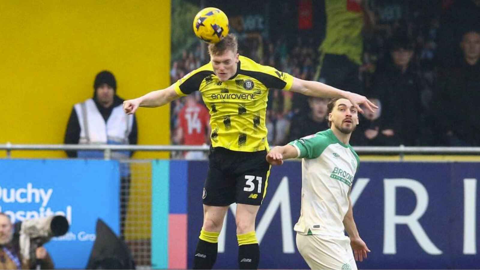 Cathal Heffernan is relishing his EFL chance with Harrogate Town