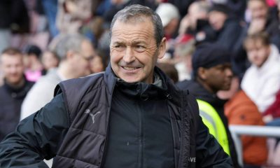 Colin Calderwood will remain in charge of Northampton Town for the rest of the season.