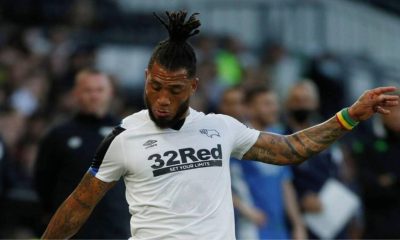 Colin Kazim-Richards playing for Derby County