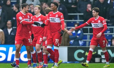 David Strelec, left, opened the scoring for Middlesbrough