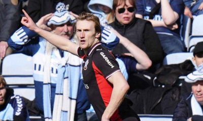 Southampton’s Flynn Downes enjoys his goal against Coventry City