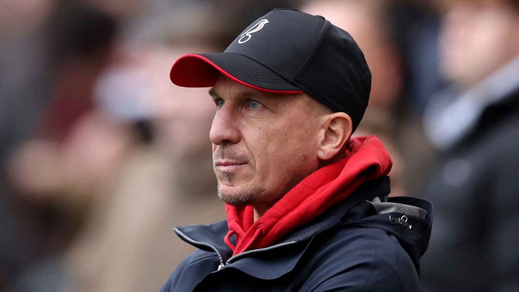 Gerhard Struber on the sidelines