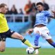 Oxford United’s Jack Currie tackles Derby County’s Rhian Brewster