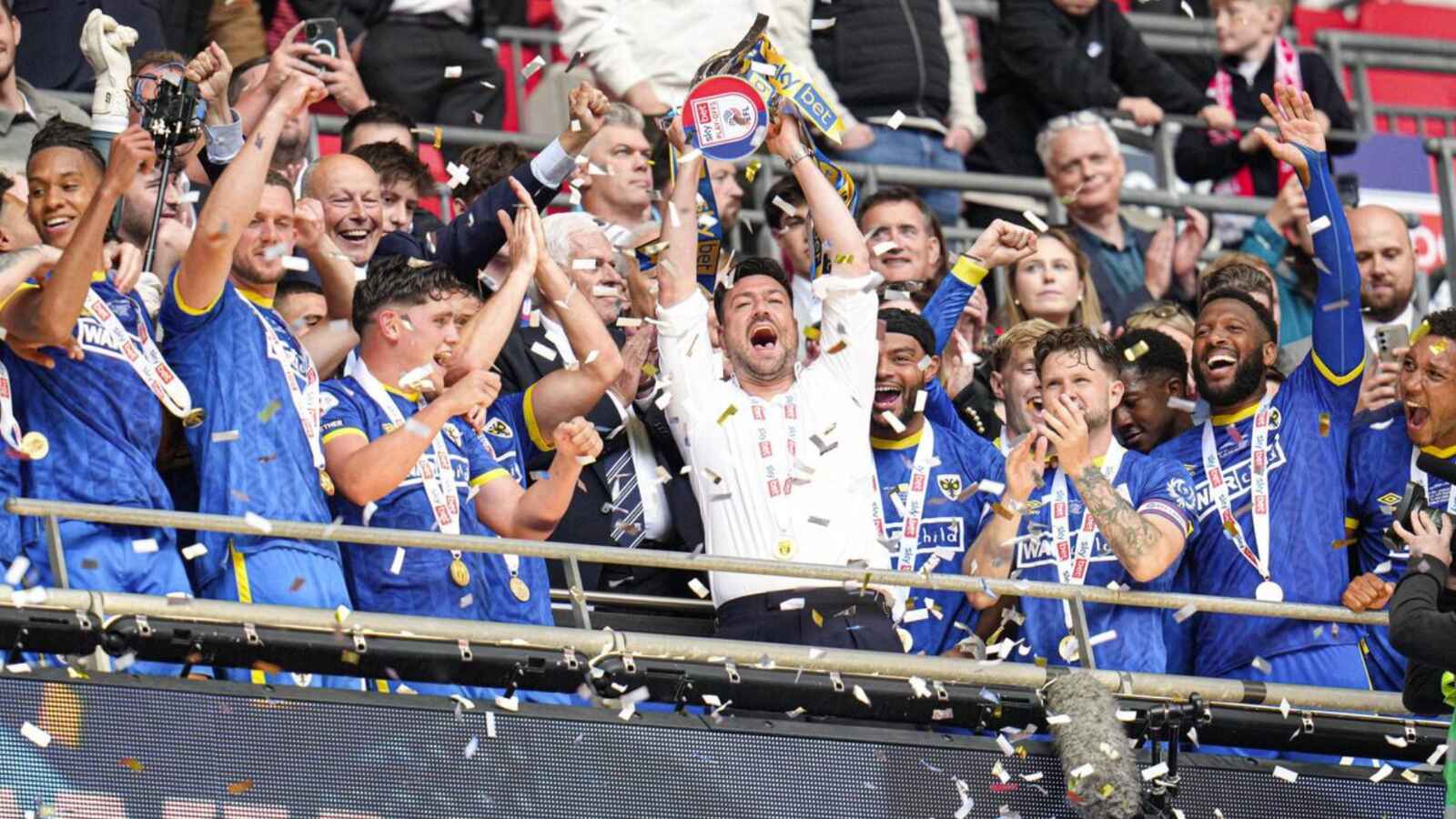 AFC Wimbledon boss Johnnie Jackson savours promotion last season
