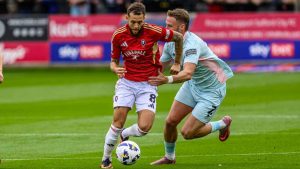 Salford City’s Jorge Grant is benefiting from the advice of former Manchester United and England star Paul Scholes