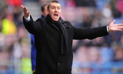 Lee Clark, pictured, in his first managerial job with Huddersfield Town