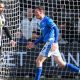Chesterfield’s Liam Mandeville wheels away after his winning goal